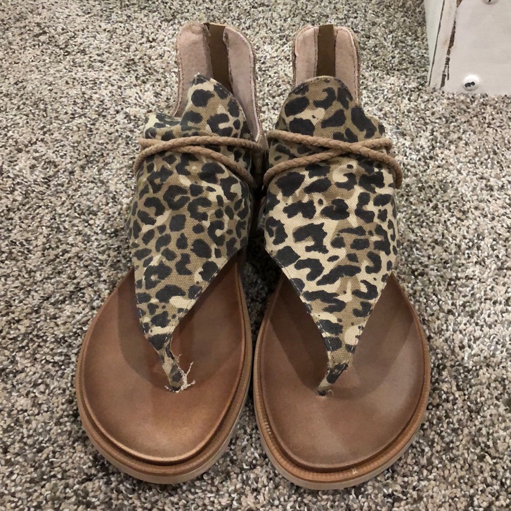 Leopard Sandals